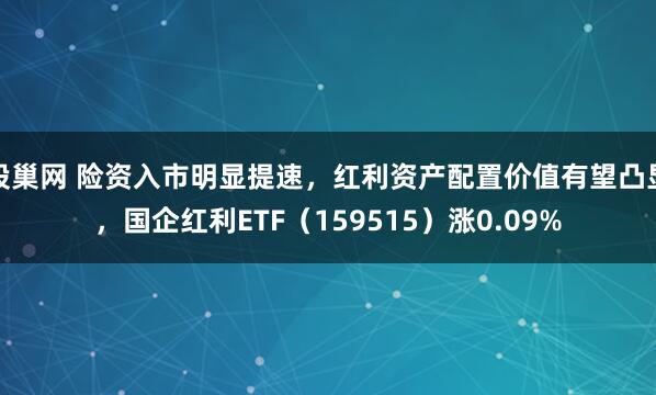 股巢网 险资入市明显提速，红利资产配置价值有望凸显，国企红利ETF（159515）涨0.09%